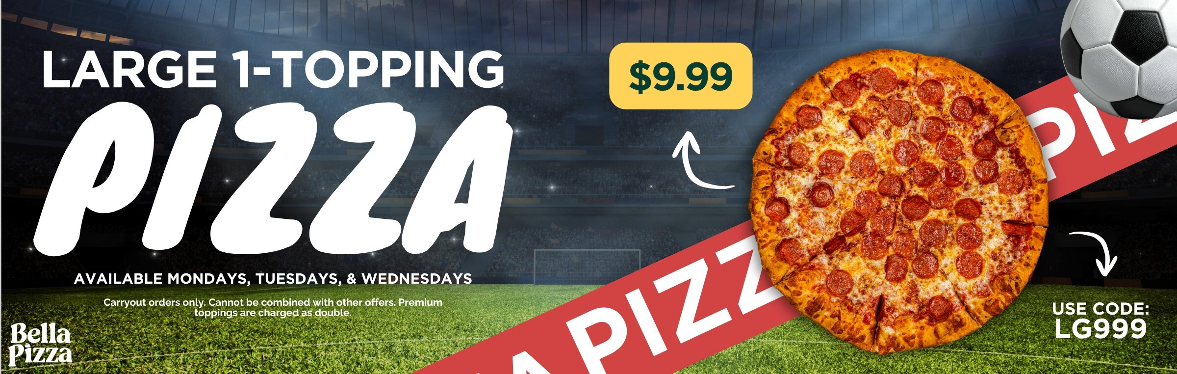 9.99Pizza Banner